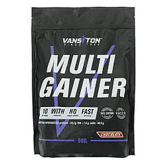 Гейнер "Multi Gainer", 900 г, зі смаком шоколаду, Vansiton