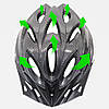 Велосипедний шолом зі стопом "Карбон", універсальний розмір / Велошолом для дорослого, фото 9