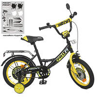 Бирюзовый детский велосипед Top Grade PROF1 12д. Y1243