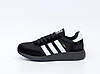 Чоловічі кросівки Adidas INIKI Black White (Чорний з білим) Взуття Адідас Інікі повсякденні замш текстиль демісезон, фото 3