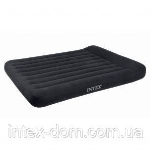 Надувний матрац Intex 66782 інтекс (203 х 183 х 30 см )вбудований електронасос київ