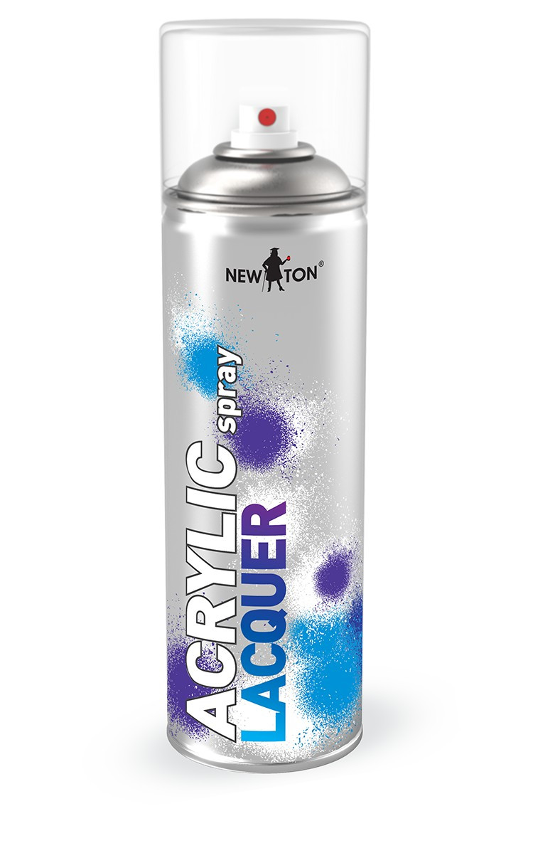 Лак авто акриловий глянцевий безбарвний аерозоль 500мл Newton