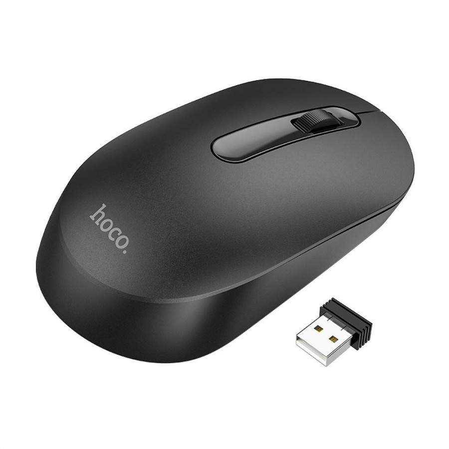 Комп'ютерна мишка бездротова Hoco GM14 мишка універсальна 1200 dpi Чорна