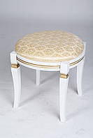 Банкетка кругла Ф 460 (біла-патина/авилла2/2)