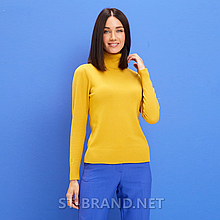 Жіночий гольф / Розміри: 42-46 / водолазка, кофта під горло - гірчичного кольору