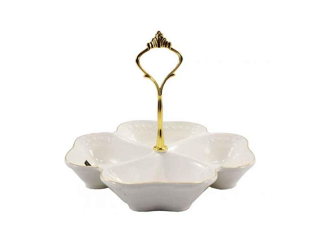 Менажниця фарф. біла 7,5 LTBH-P1619-A ТМ INTEROS