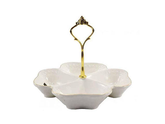 Менажниця фарф. біла 7,5 LTBH-P1619-A ТМ INTEROS, фото 1