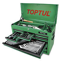 Ящик с инструментом TOPTUL TBAA0901 9 секций 186 единиц для СТО мастерской GCBZ186A Shop