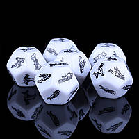 Дванадцятигранний кубик із позами для сексу, кубик для рольових ігор