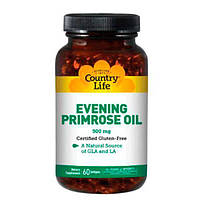 Evening Primrose Oil (Олія примули вечірньої) 500 мг 60 капсул ТМ Кантрі Лайф / Country Life