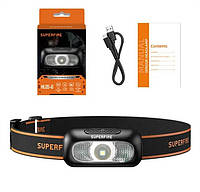 Фонарь налобный SUPERFIRE LED Mini Headlamp HL05-G 5W 1000mAh