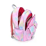 Шкільний рюкзак Anfu для дівчинки 3-9 класу ортопедичний портфель-ранець 46 см — Рожевий, фото 6