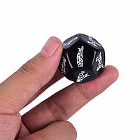 Дванадцятигранний кубик із позами для сексу, кубик для рольових ігор