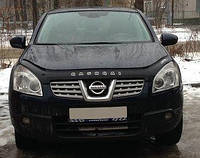 Мухобойка VT-52 Дефлектор на капот ВТ (Вип) для NISSAN QASHQAI 2006-2009