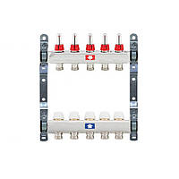 Колектор для теплої підлоги Itap 1x3/4 на 5 виходів з витратами (9170010005034C)