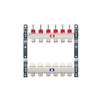 Колектор для теплої підлоги Itap 1x3/4 на 6 виходів з витратами (9170010006034C)