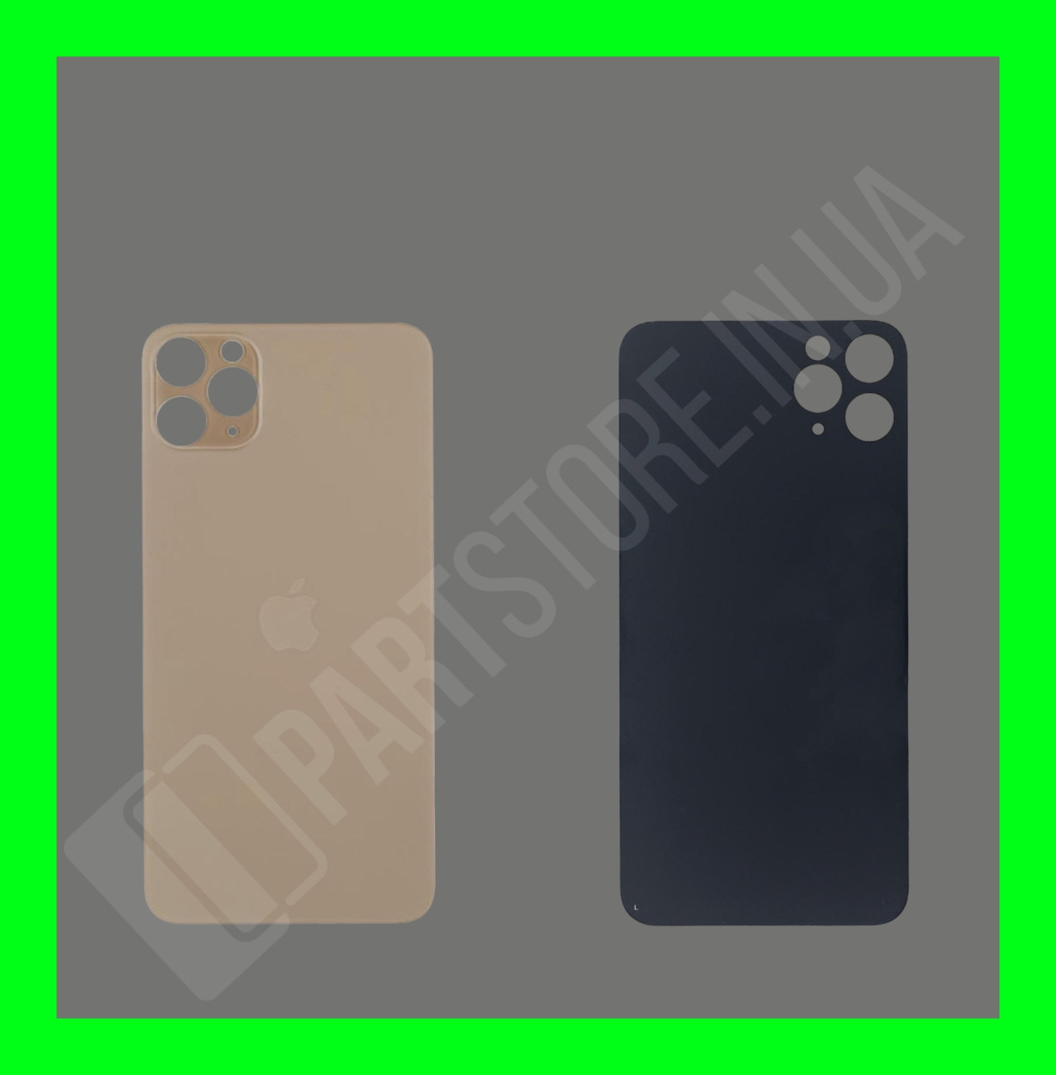 Кришка iPhone 11 Pro Max Gold (великий отвір)