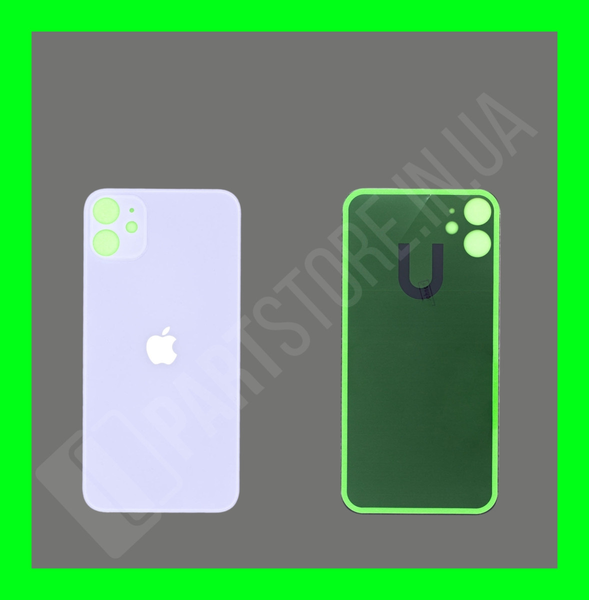 Кришка iPhone 11 Purple (великий отвір)