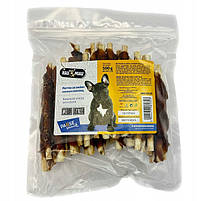 Ласощі д/соб."PAUSE snack", палички яловичі (50%) обвиті качиним м'ясом (47%), 500гр., фото 3