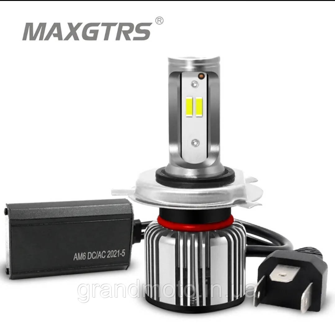 Світлодіодна лампа для мотоцикла/автомобіля Led 40w 9-80v H4 MAXGTRS