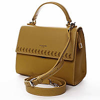 Женская коричневая сумка кроссбоди David Jones сумка-клатч эко-кожа