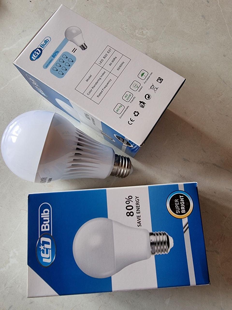 Лампа з аккумулятором, LED 12 W 2 години без світла Заощаджуєм 80% Оригінал, фото 1