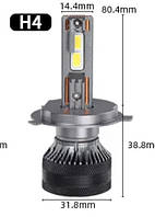 Мощная светодиодная лампа для мотоцикла/автомобиля Led 140w H4 Dawnking K5C PLUS