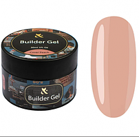 Гель F.O.X будівельний Builder Gel Cover Peach, 30 мл