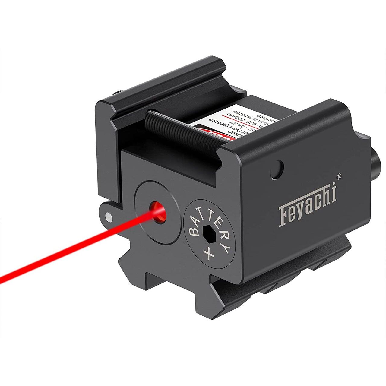 Лазерний цілевказівник Bassell JG11, червоний промінь, кріплення на планку Вівера, фото 1