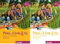 Підручник + зошит Paul, Lisa & Co A 1.1 Kursbuch + Arbeitsbuch