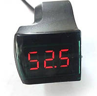 Вольтметр на руль универсальный индикатор заряда на электровелосипед от 0 до 99V красный