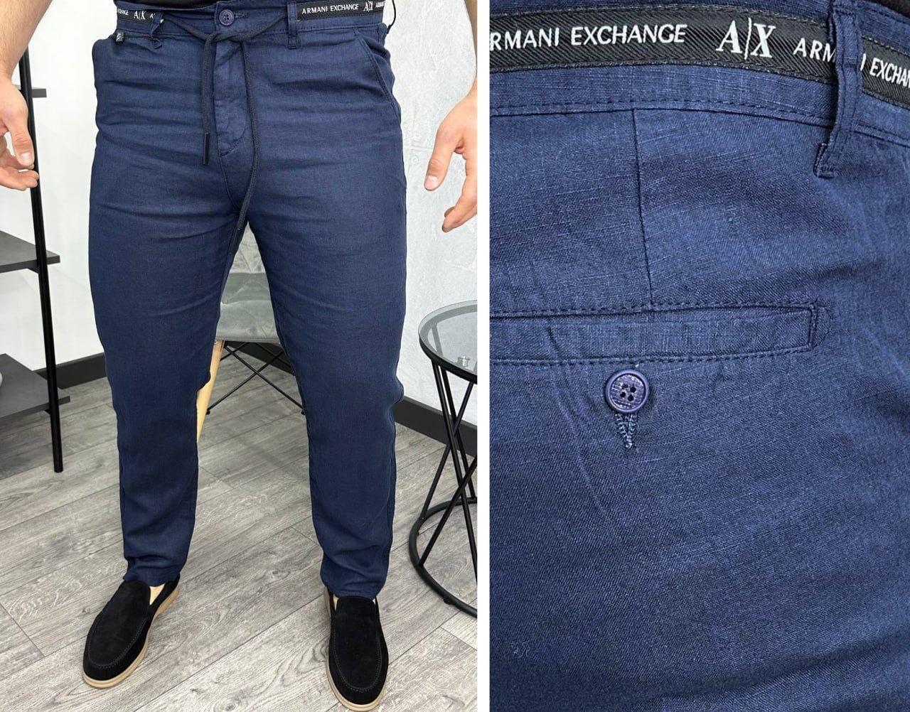 Чоловічі штани Armani Exchange H3181 сині, фото 1