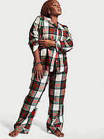 1. Теплая фланелевая пижама в клетку Victoria's Secret, Виктория Секрет Размер XC Оригинал