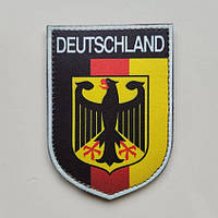 Шеврон "Deutschland" немецкий флаг Германии Шевроны на заказ Военные шевроны на липучке ВСУ (AN-12-535)