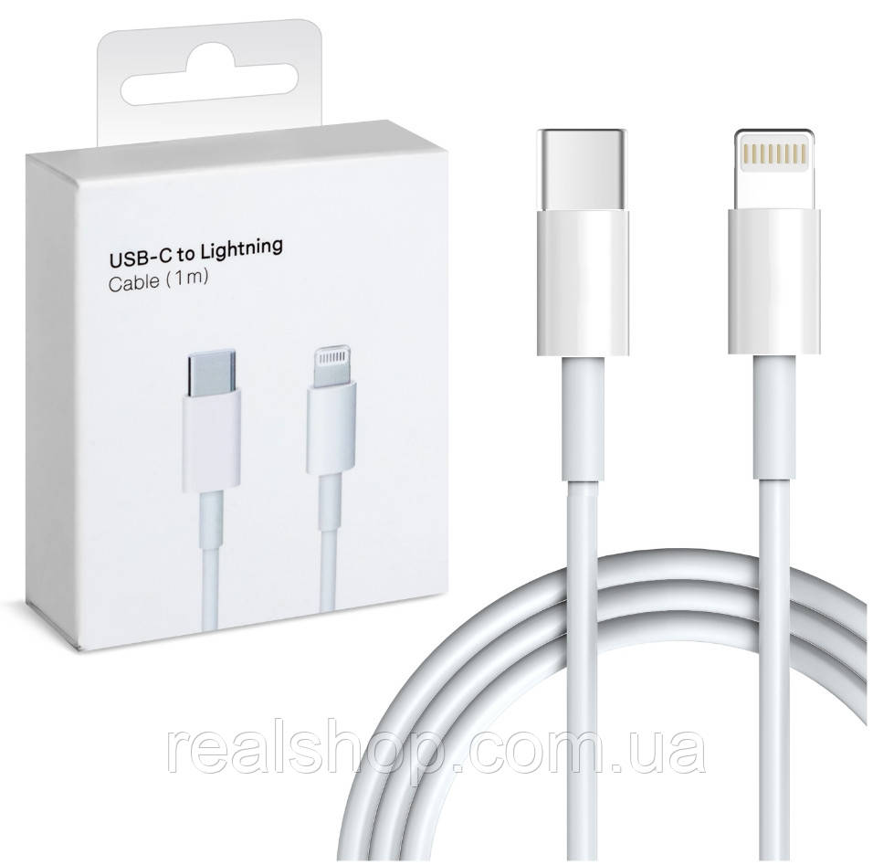 Кабель Lightning to USB-C для iPhone 12, 13, 14 лінійки 1 м. A1703 , MQGJ2ZM/A, фото 1