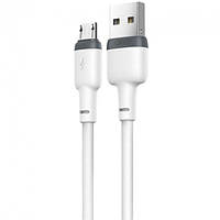 Кабель USB XO NB208 MicroUSB 1m White