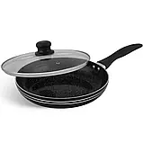 Сковорода 22 см із кришкою UNIQUE UN-5163 з антипригарним покриттям, фото 4