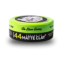 Матова глина для стайлінгу The Shave Factory Exclusive Matte Clay Tea Tree №44, 150 мл