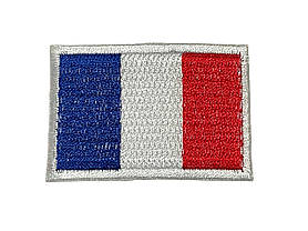 Нашивка Прапор Франції 64х44 мм, фото 2