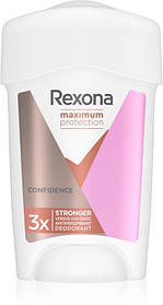 Сильний жіночий дезодорант 96 годин Rexona Maximum Protection Confidence кремовий антиперспірант