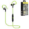 Вакуумні Bluetooth навушники MDR A620BL+BT AWEI, 90 дБ, з мікрофоном, Зелені / Навушники ведучі для спорту, фото 10