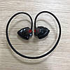 Спортивні безпровідні навушники MDR A840, Bluetooth, Чорні / Стерео навушники з мікрофоном на акумуляторі, фото 7
