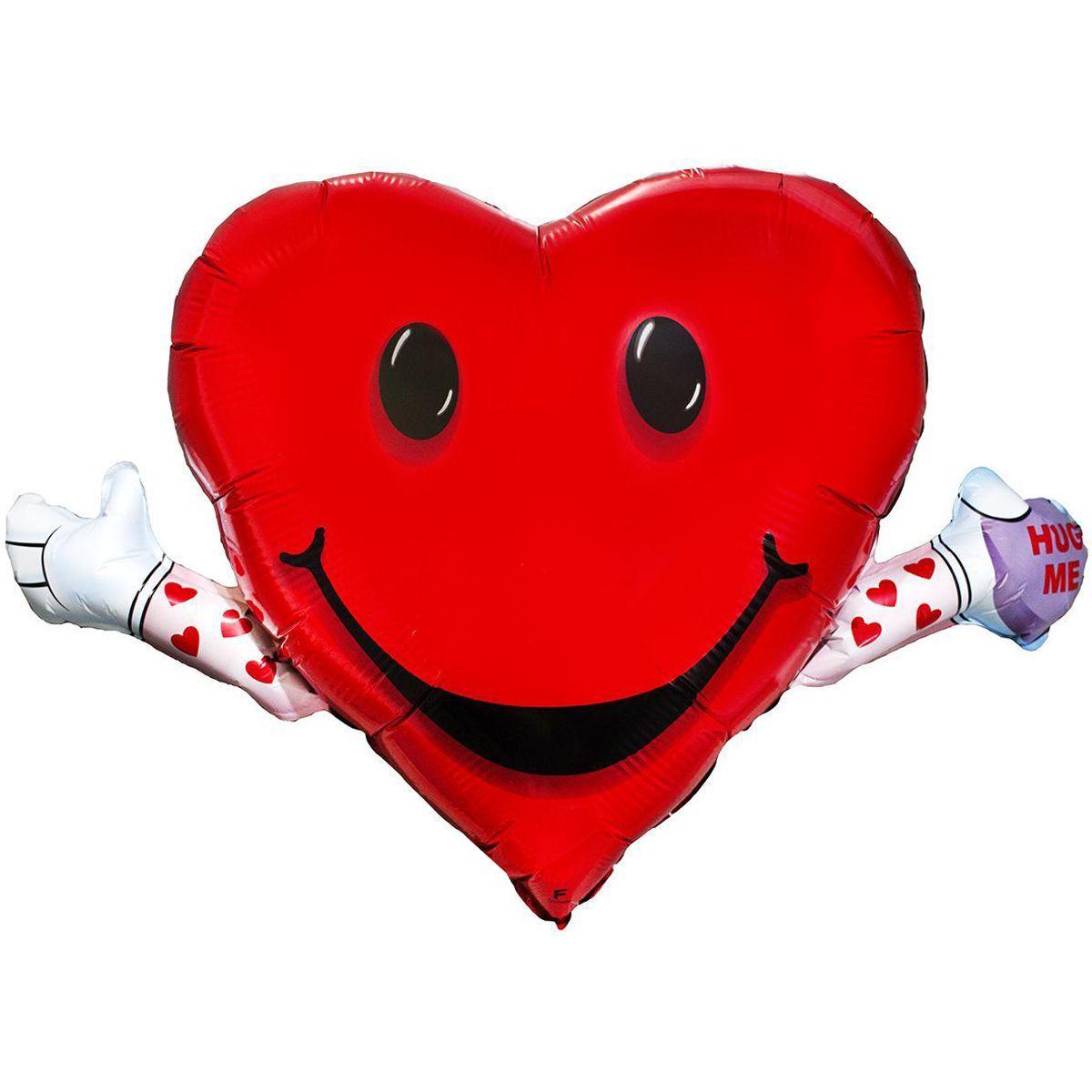 Гелієва фігура куля " Серце з руками "Flexmetal, фото 1