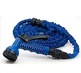 Шланг поливальний садовий розтягується 52,5 метрів і насадка-розпилювач із потужним розпиленням, фото 6