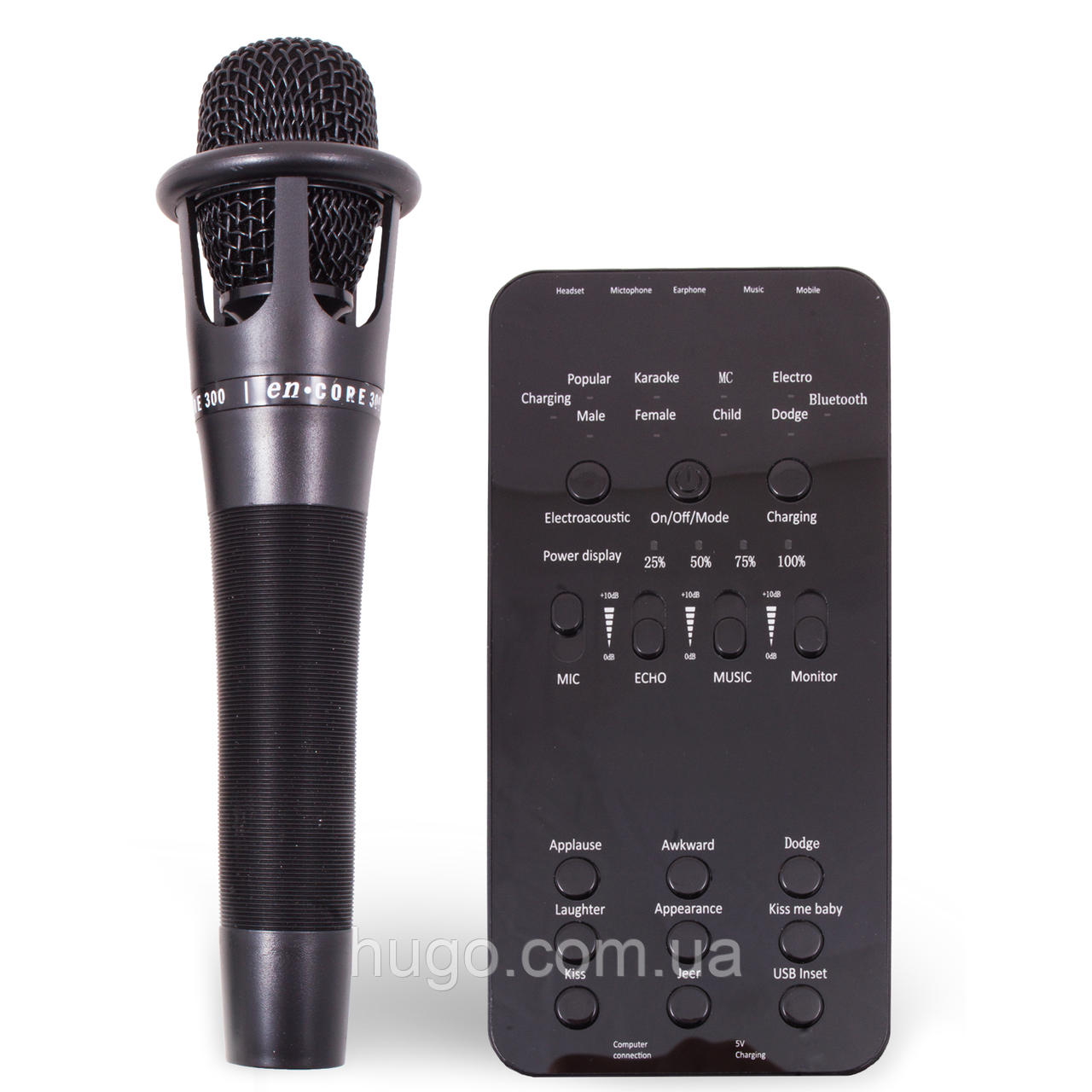 Купить Звуковая карта EL-202 с микрофоном 7 эффектов / Микшер / Набор ...