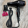 Фен для сушіння й укладання волосся, 1800 Вт, GM-1776 / Стайлер професійний з насадкою, фото 2