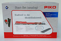 Дитяча Залізниця. Стартовий набір вантажного поїзда з тепловозом Herkules, масштаб 1/87 H0. Piko 97948