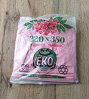 Пакет майка ЕКО 220*380 мм( 200 шт в упаковці)