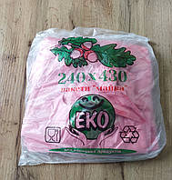 Пакет майка ЕКО 24*43 см ( 200 шт в упаковці)