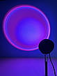 Проекційна лампа Sunset Lamp RGB 16 кольорів з пультом, кольорова, фото 2